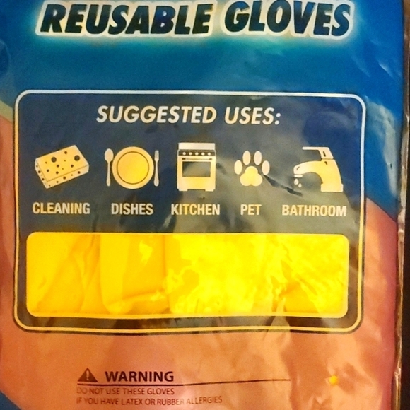 Scrub Buddies Reusable Latex Gloves- Size Medium-5 pairs - Picture 5 of 5